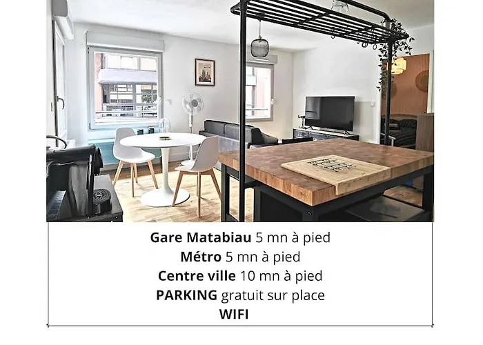 Chez Serge - Petit Matabiau - 2/4 Pers - Pkg/Centre